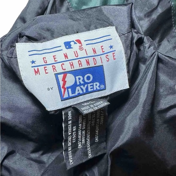 Vintage Oakland A’s Pro Player Half Zip Sz Large - Picture 4 of 6